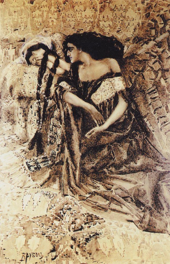 Тамара и демон, 1891