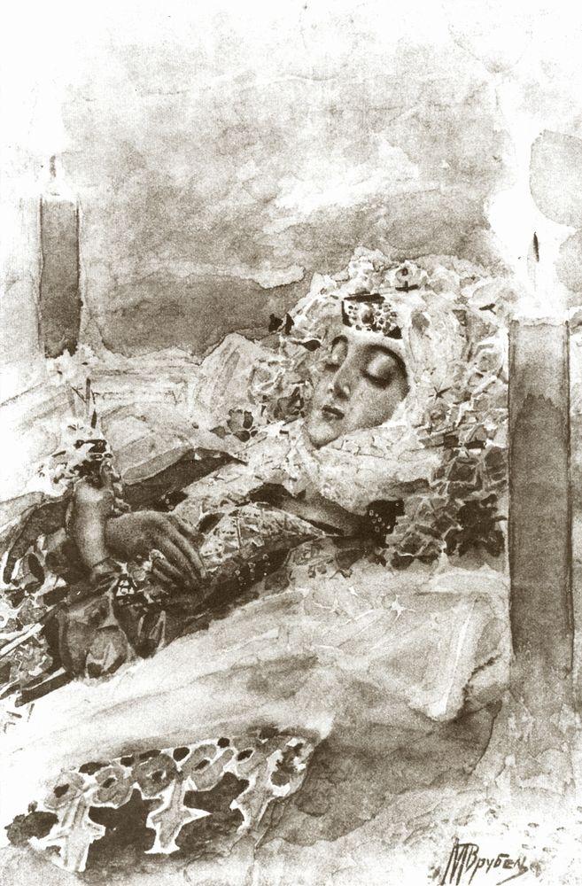 Тамара в гробу, 1891 