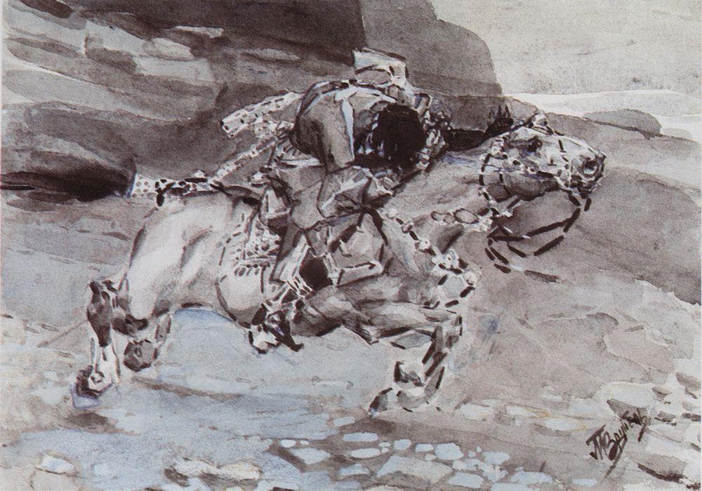 Несется конь быстрее лани или Скачущий всадник, 1891